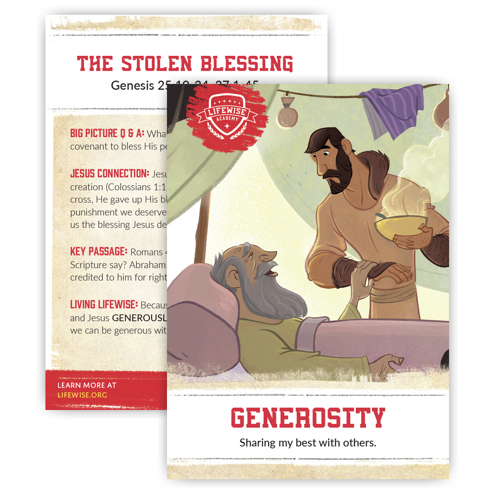 LWL 009 – Recap Card (Pack of 25) – Generosity – Genesis