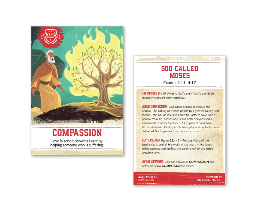 LWL 015 – Recap Card (Pack of 25) – Compassion – Exodus