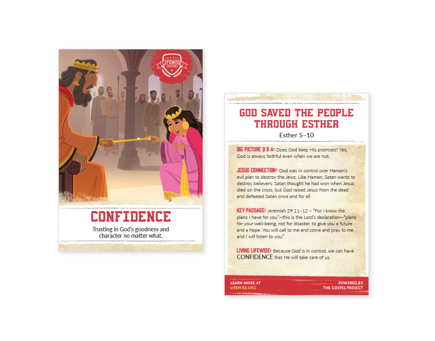 LWL 057 - Recap Card (Pack of 25) - Confidence - Esther