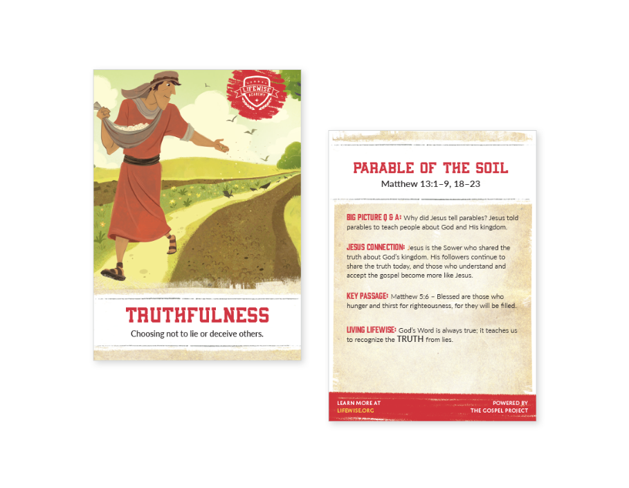 LWL 072 - Recap Card (Pack of 25) - Truthfulness - Matthew