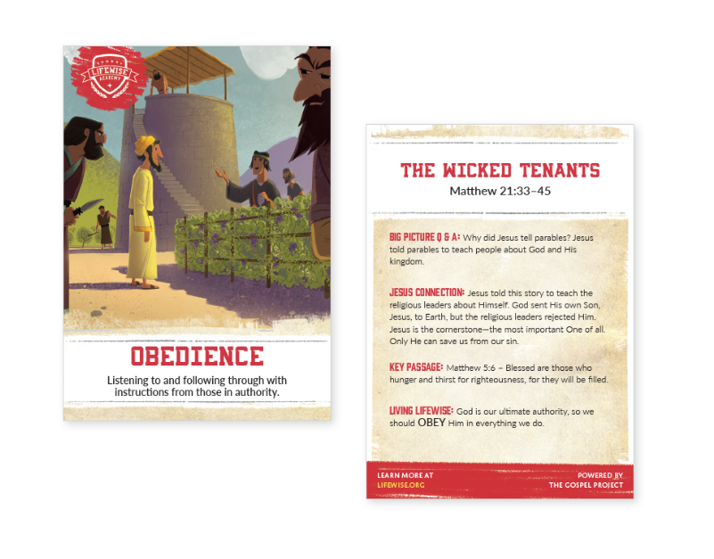 LWL 076 - Recap Card (Pack of 25) - Obedience - Matthew