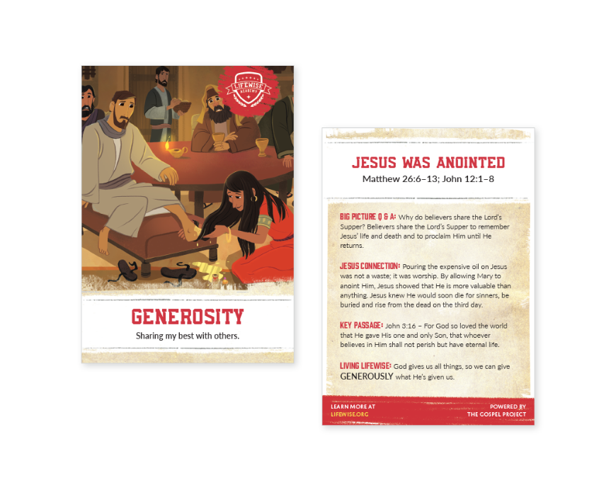 LWL 084 - Recap Card (Pack of 25) - Generosity - Matthew