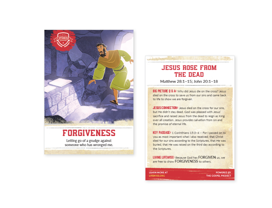 LWL 088 - Recap Card (Pack of 25) - Forgiveness - Matthew-John