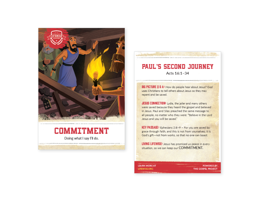 LWL 100 - Recap Card (Pack of 25) - Commitment - Acts
