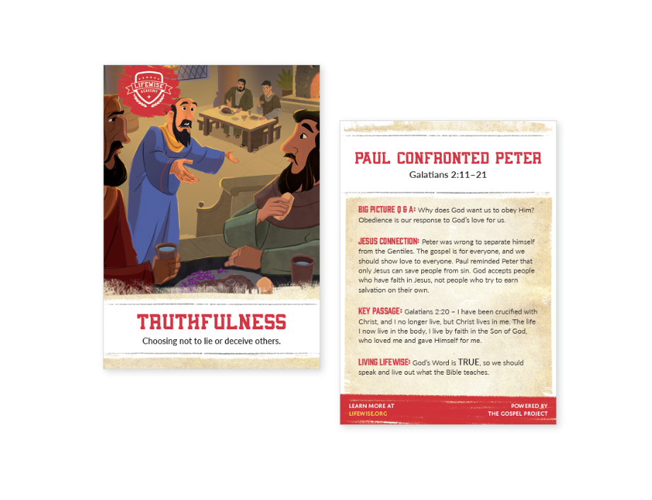 LWL 103 - Recap Card (Pack of 25) - Truthfulness - Galatians
