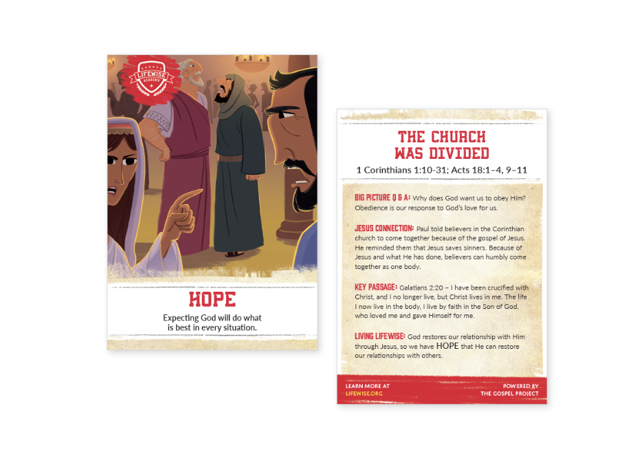 LWL 104 - Recap Card (Pack of 25) - Hope - 1 Corinthians-Acts