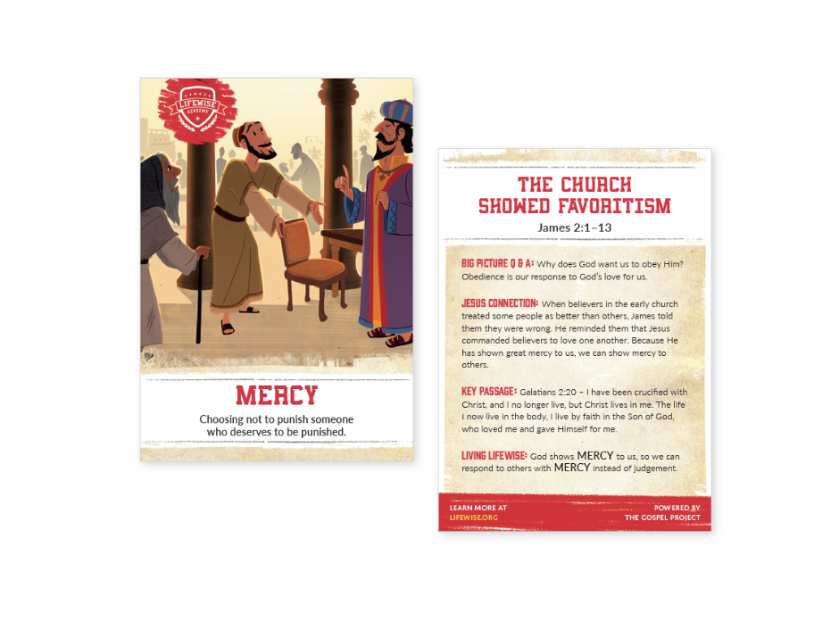 LWL 105 - Recap Card (Pack of 25) - Mercy - James