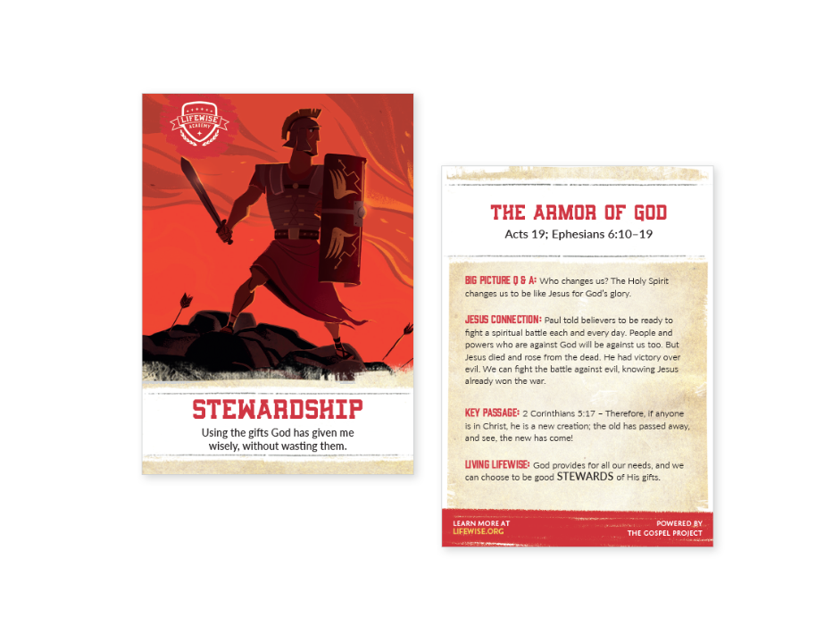 LWL 110 - Recap Card (Pack of 25) - Stewardship - Acts-Ephesians