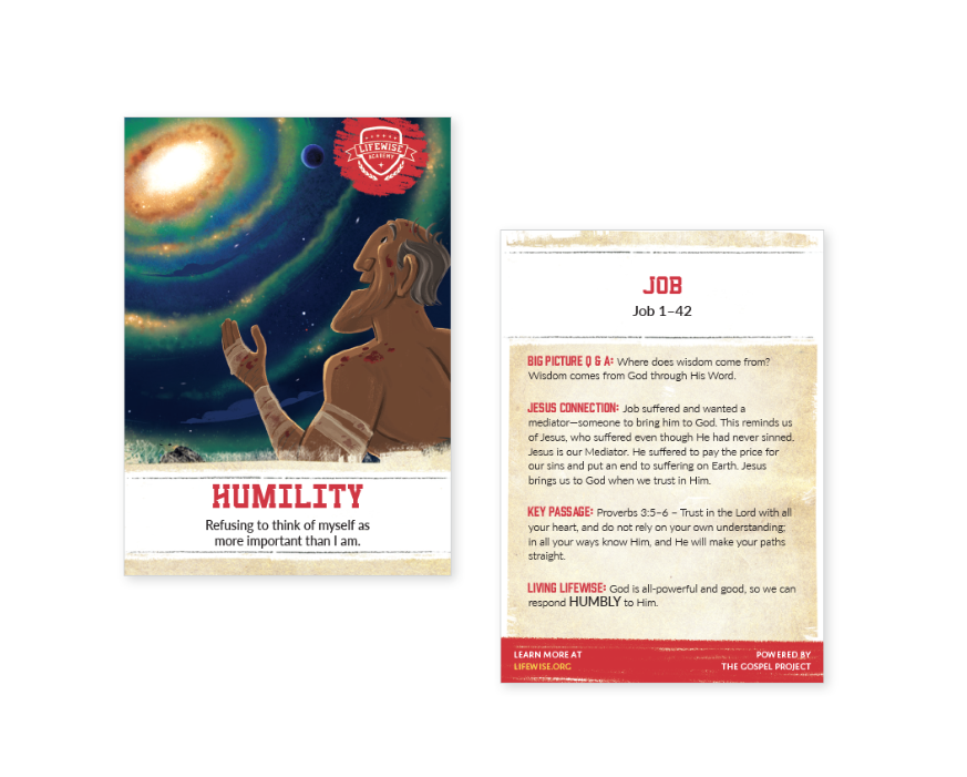 LWL 040 - Recap Card (Pack of 25) - Humility - Job