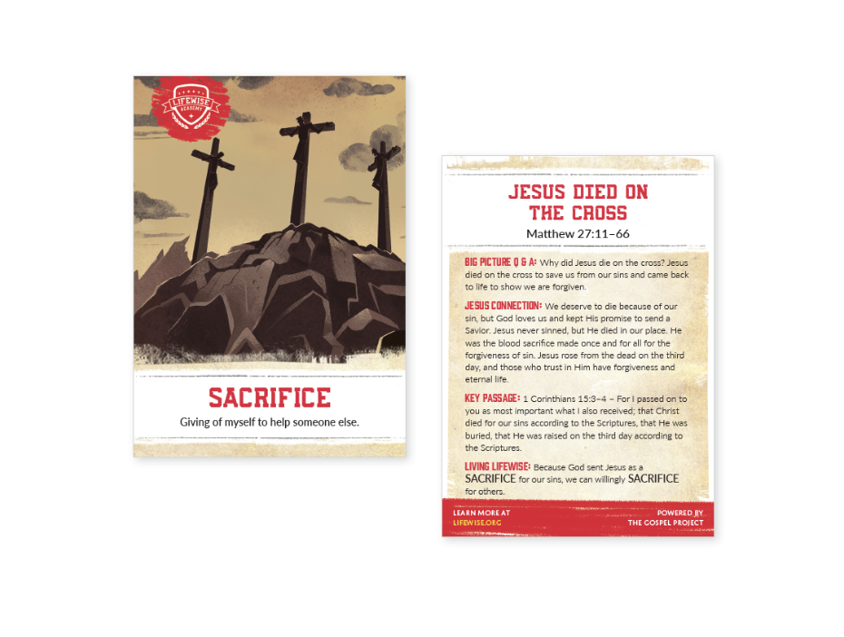 LWL 087 - Recap Card (Pack of 25) - Sacrifice - Matthew