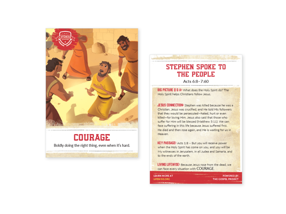 LWL 094 - Recap Card (Pack of 25) - Courage - Acts