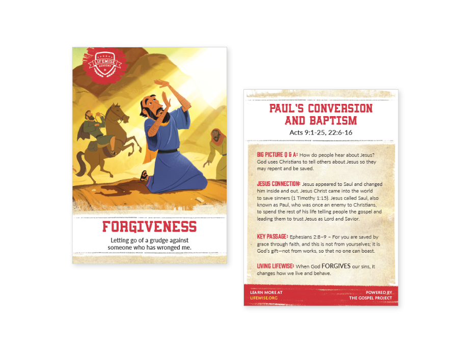 LWL 097 - Recap Card (Pack of 25) - Forgiveness - Acts