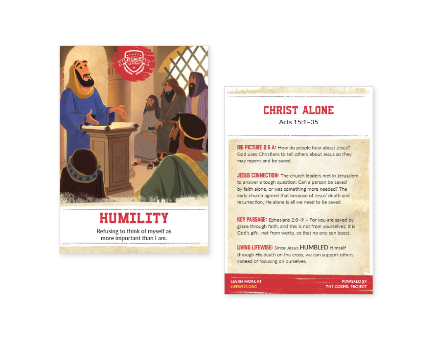 LWL 099 - Recap Card (Pack of 25) - Humility - Acts