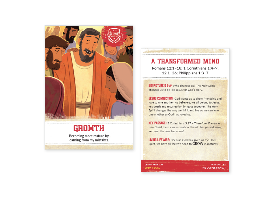 LWL 108 - Recap Card (Pack of 25) - Growth - Romans-1 Corinthians-Phillipines
