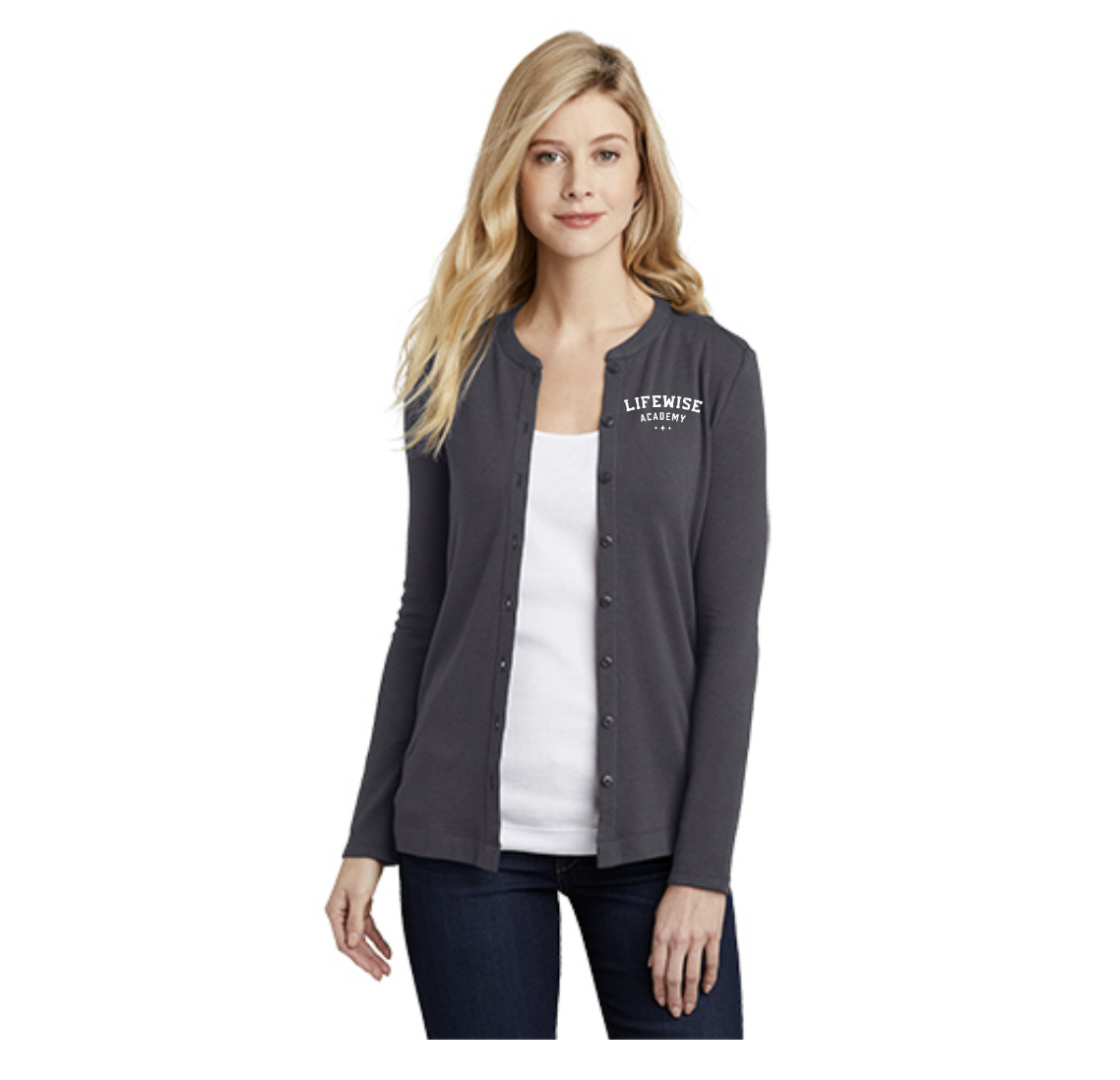 Port Authority Women's Button-Front Cardigan