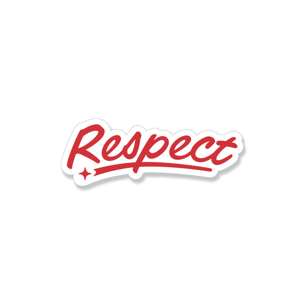 Small Decal - Respect (Pack of 20)