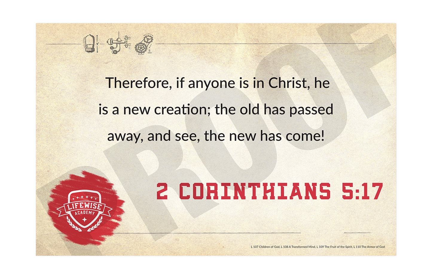LWL 107-110 - Key Verse Laminated Posters