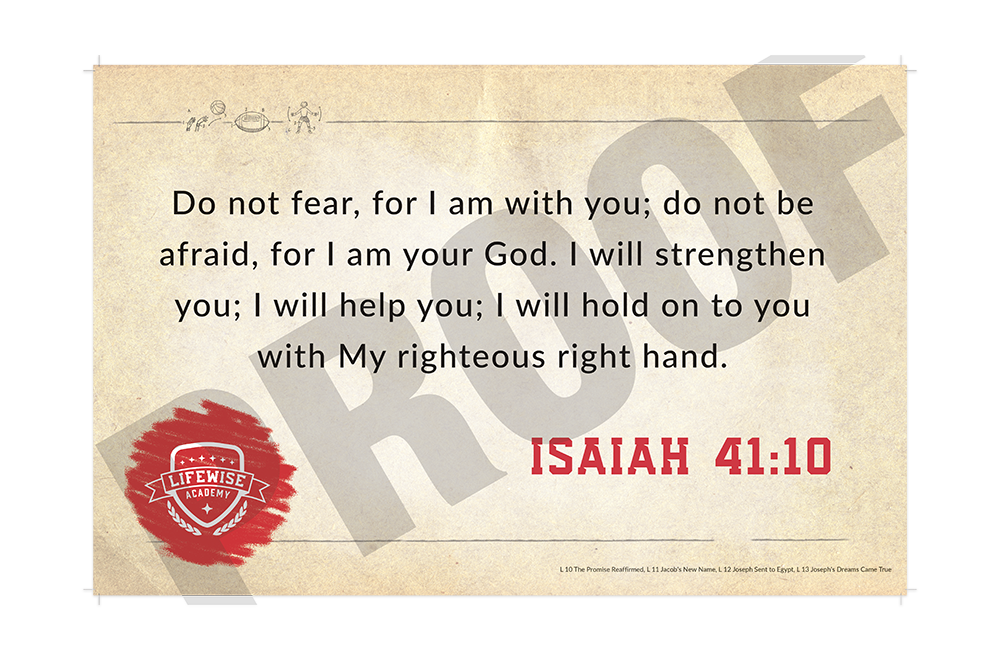 LWL 010-013 - Key Verse Laminated Posters