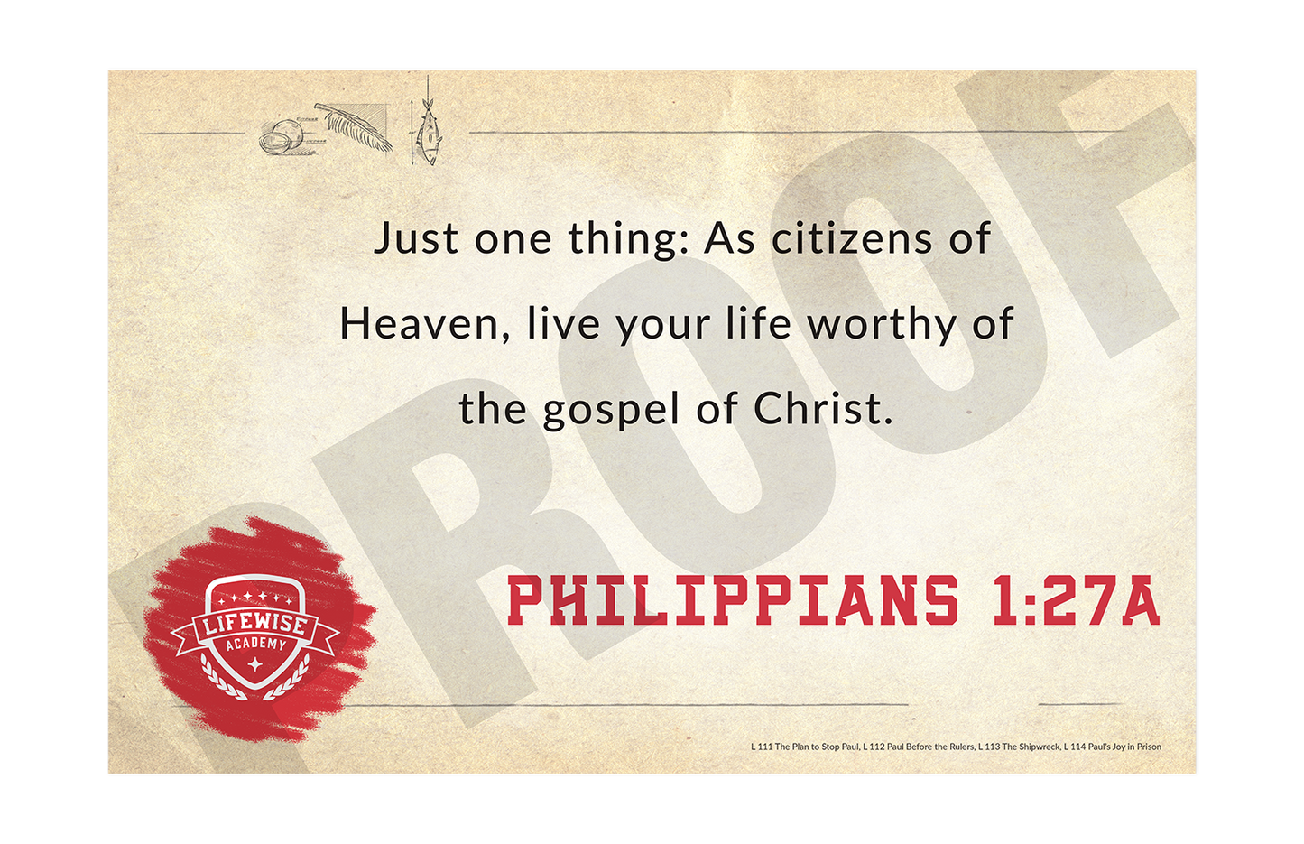 LWL 111-114 - Key Verse Laminated Posters