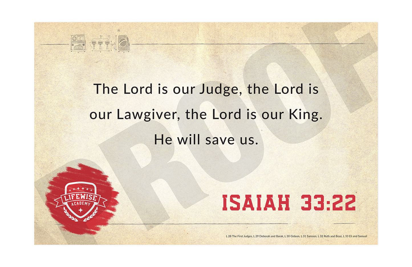 LWL 028-033 - Key Verse Laminated Posters