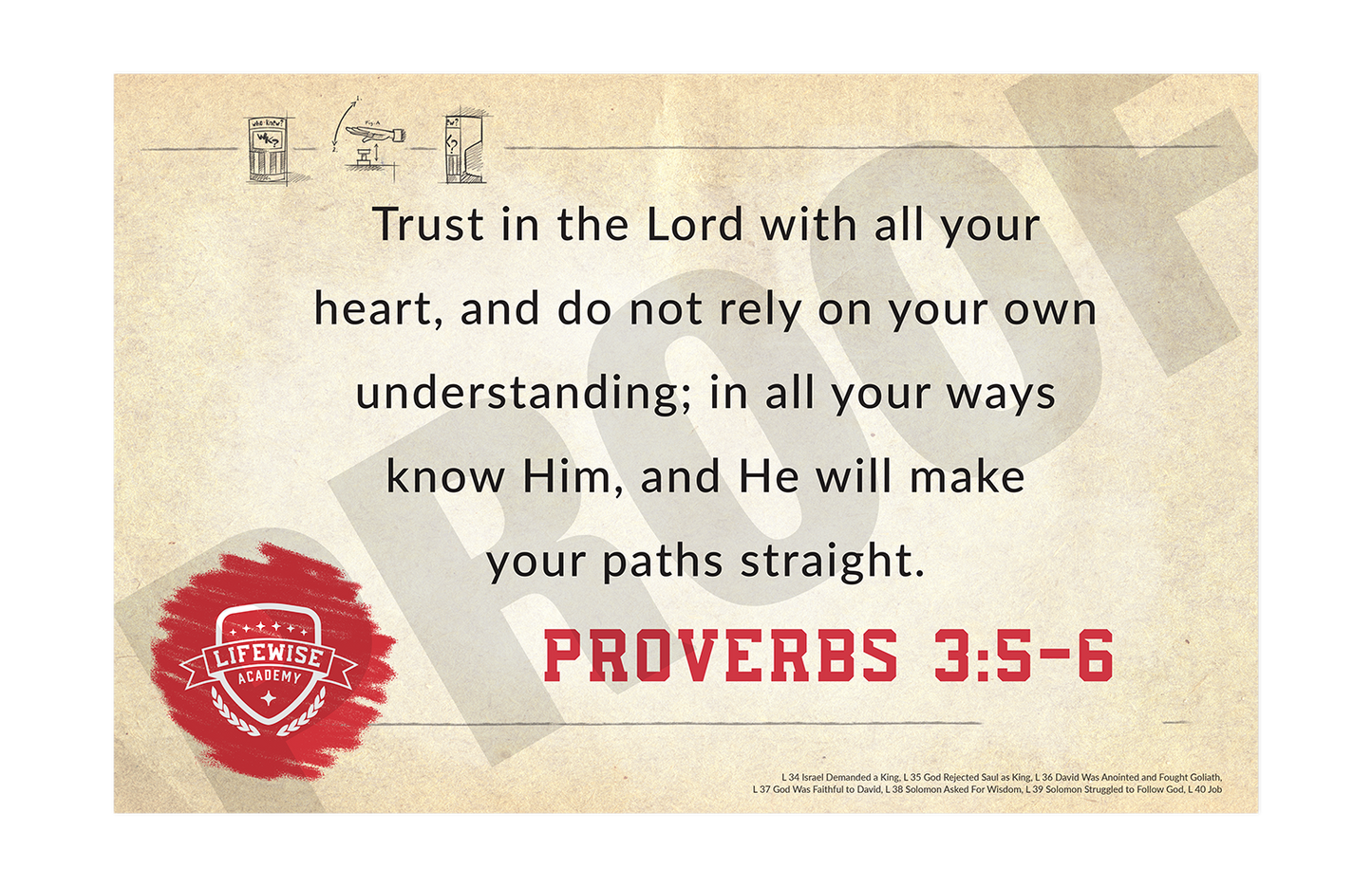 LWL 034-040 - Key Verse Laminated Posters