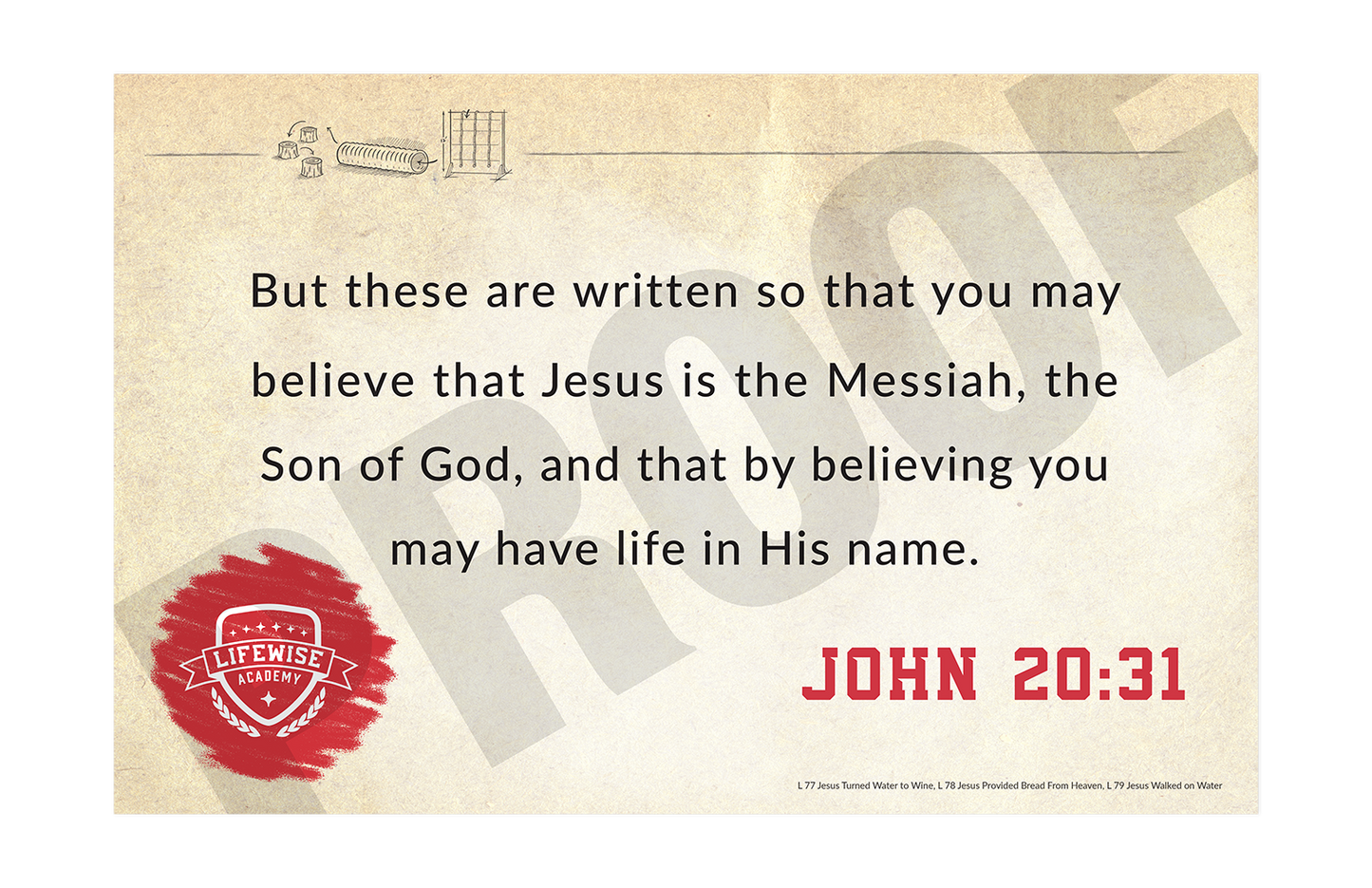 LWL 077-079 - Key Verse Laminated Posters