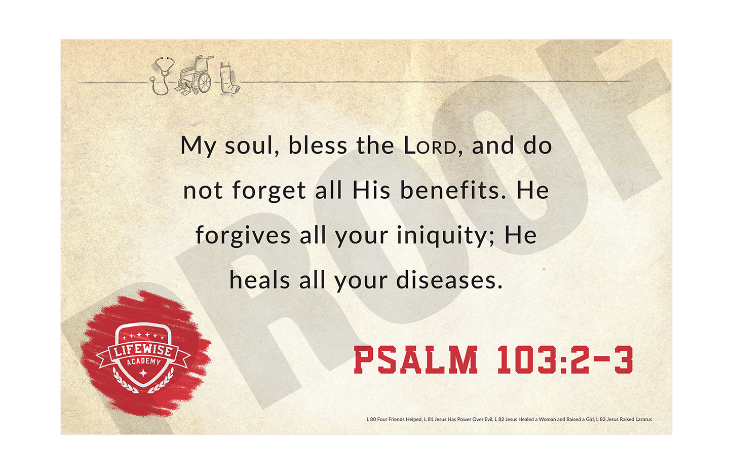 LWL 080-083 - Key Verse Laminated Posters