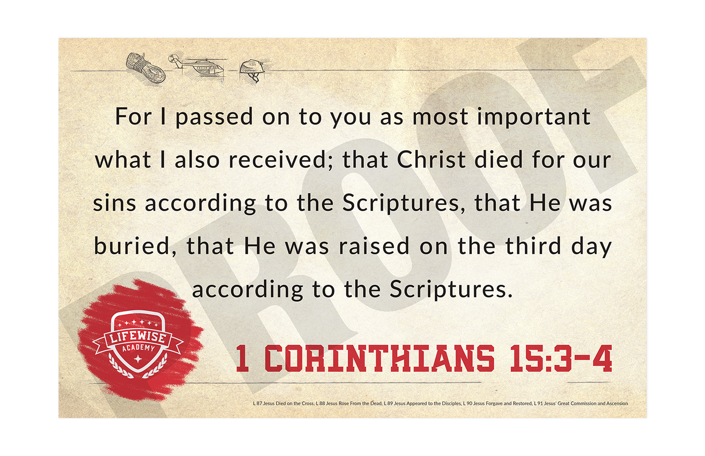 LWL 087-091 - Key Verse Laminated Posters