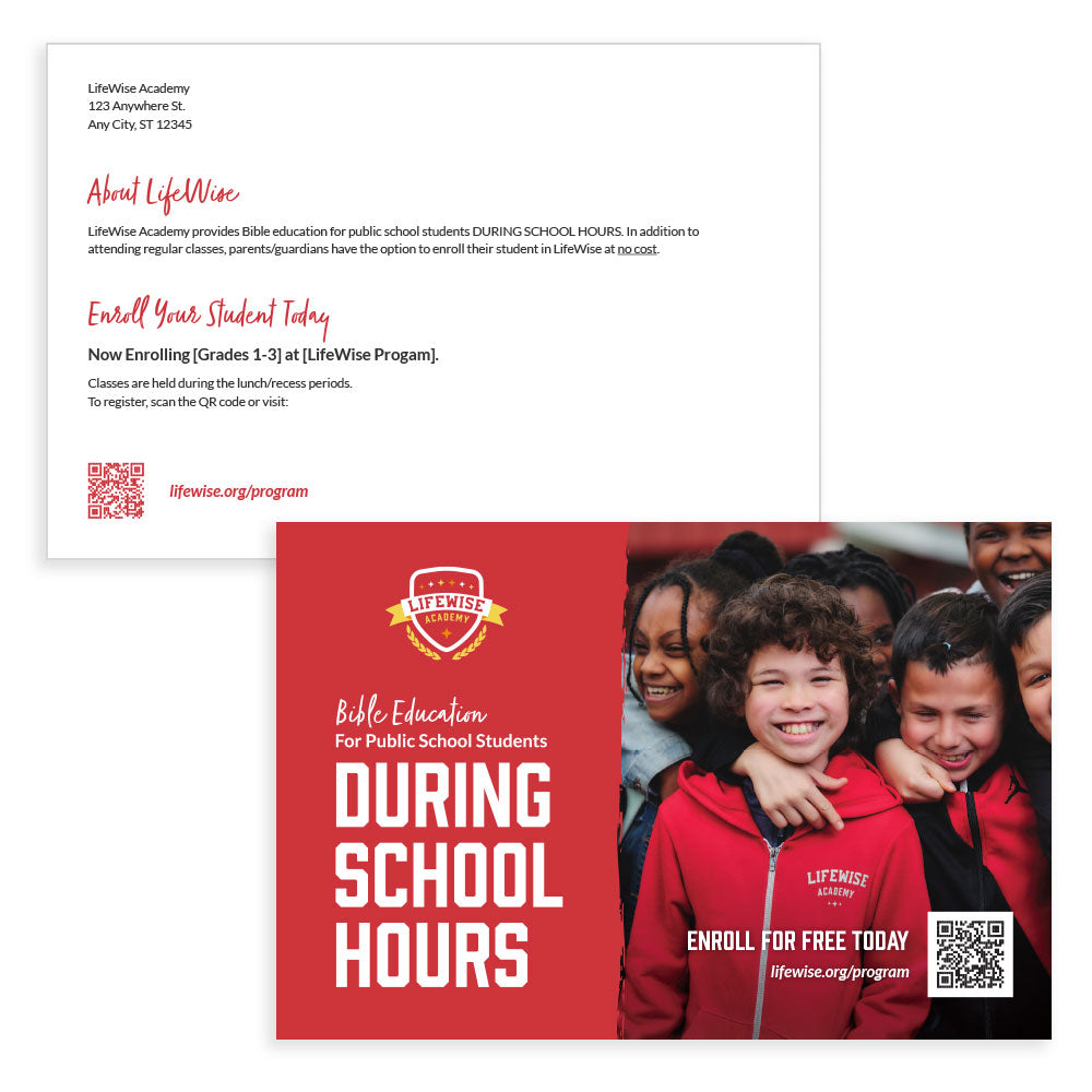 LifeWise Academy 4x6 Postcard