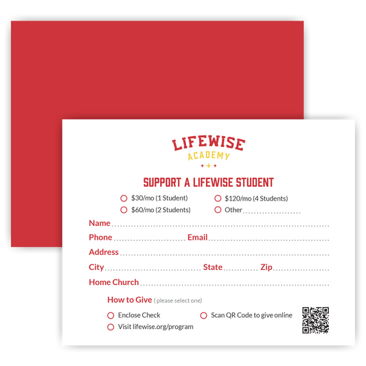 Evening of Impact Pledge Card