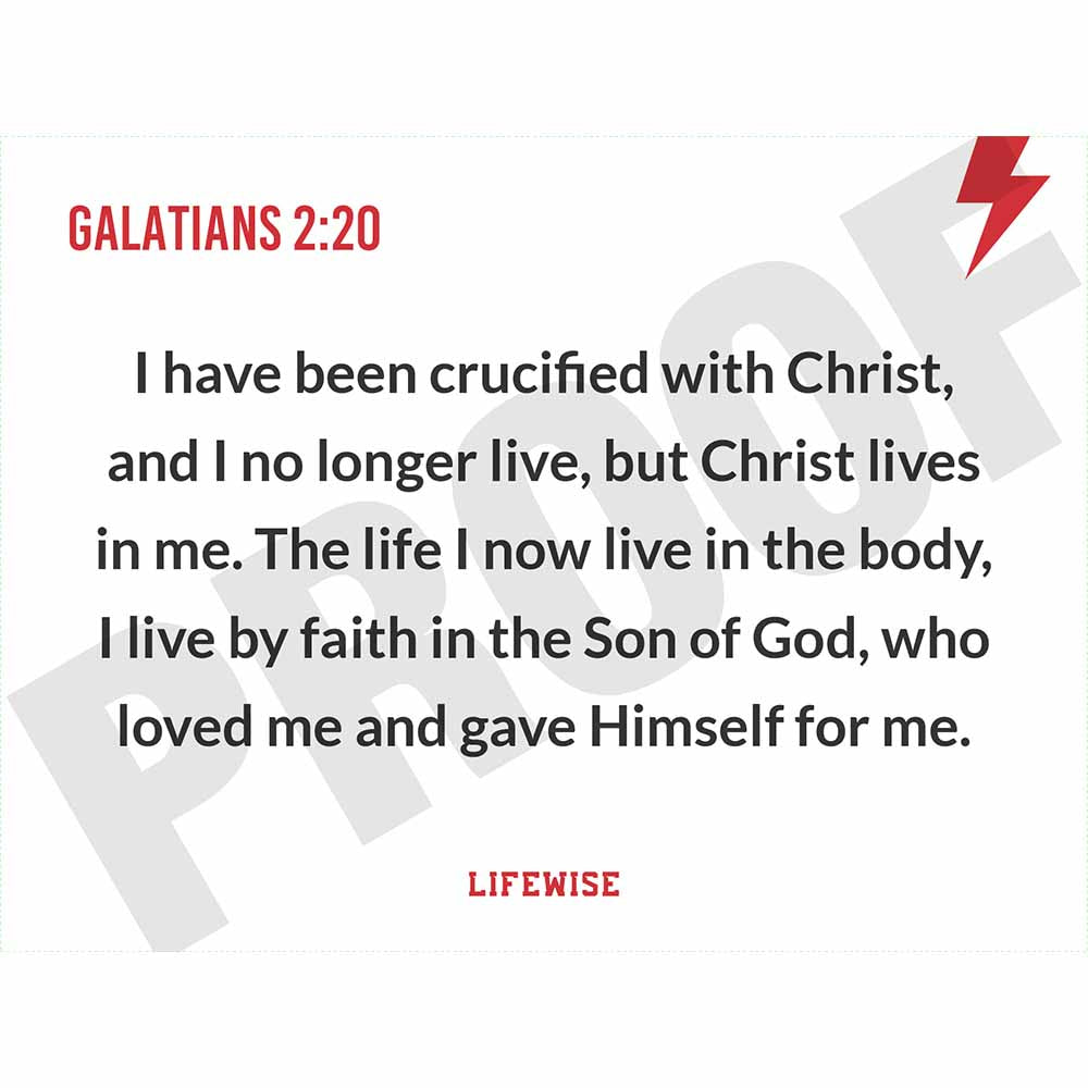 MS Key Verse Poster - MSL 100-105 (Galatians 2)