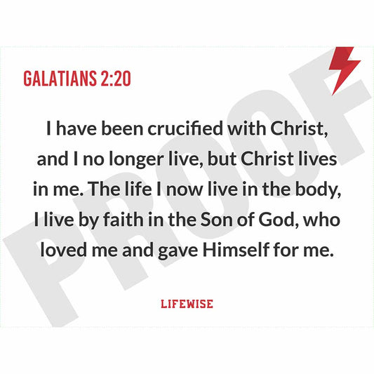 MS Key Verse Poster - MSL 100-105 (Galatians 2)