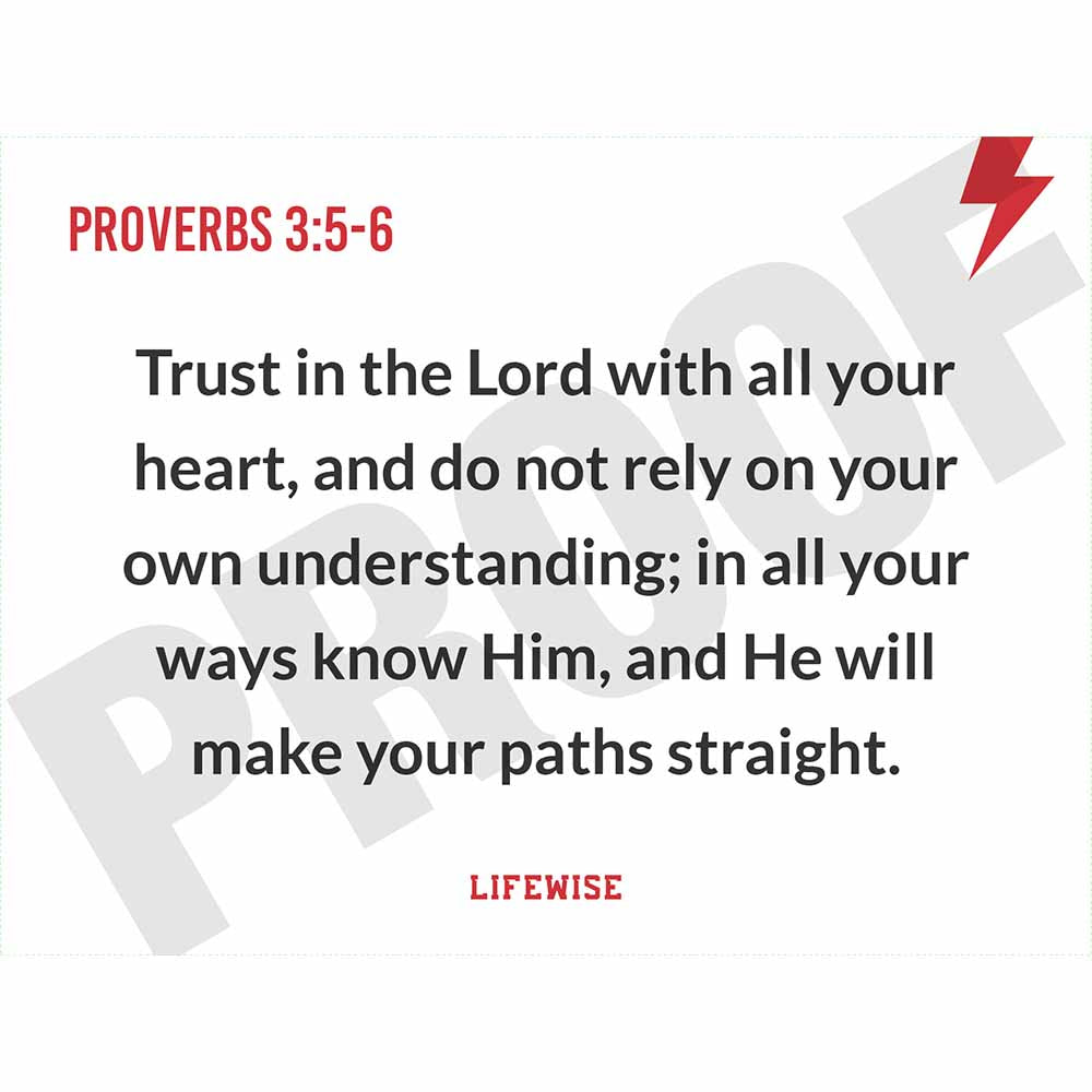MS Key Verse Poster - MSL 013-015 (Proverbs 3)