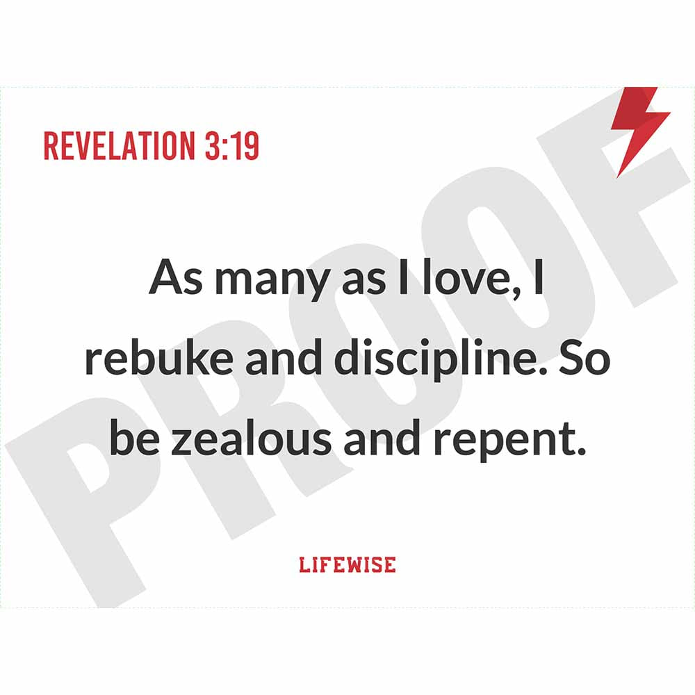 MS Key Verse Poster - MSL 034-038 (Revelation 3)