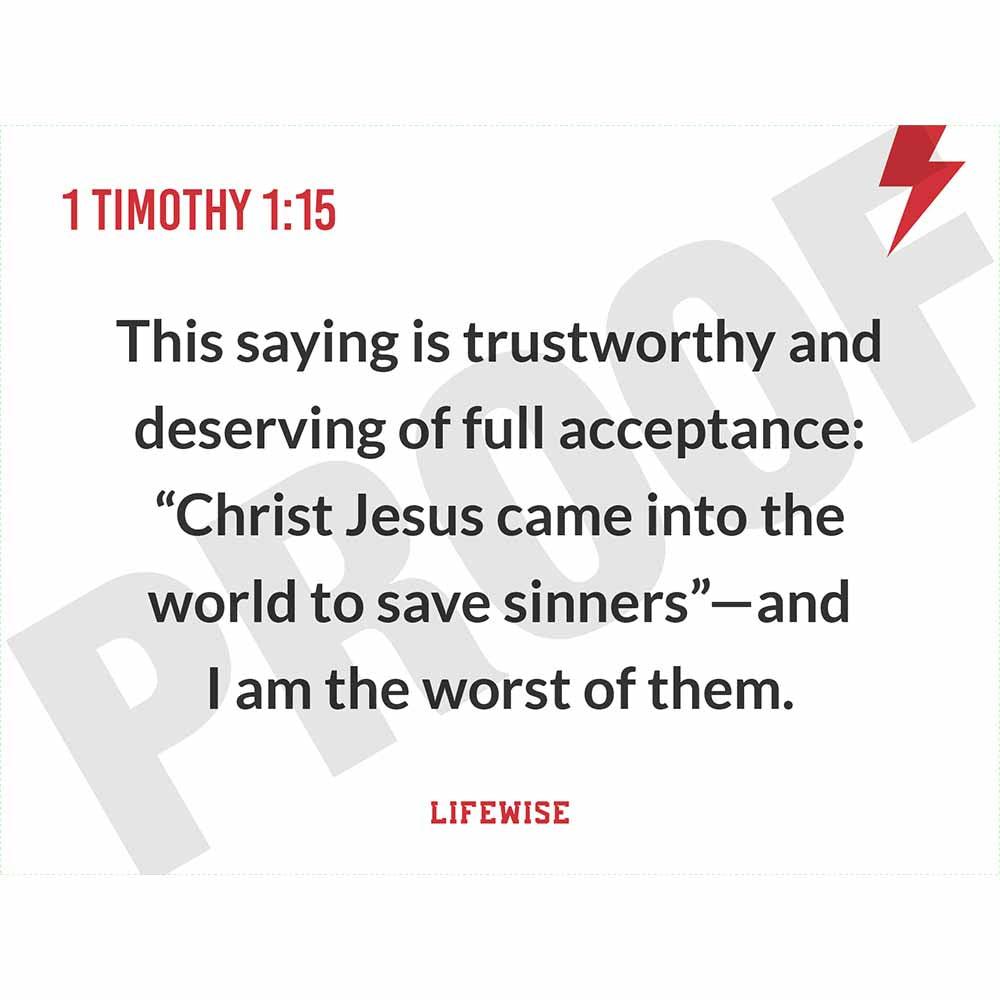MS Key Verse Poster - MSL 039-043 (1 Timothy 1)