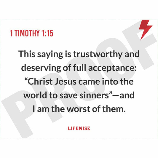 MS Key Verse Poster - MSL 039-043 (1 Timothy 1)