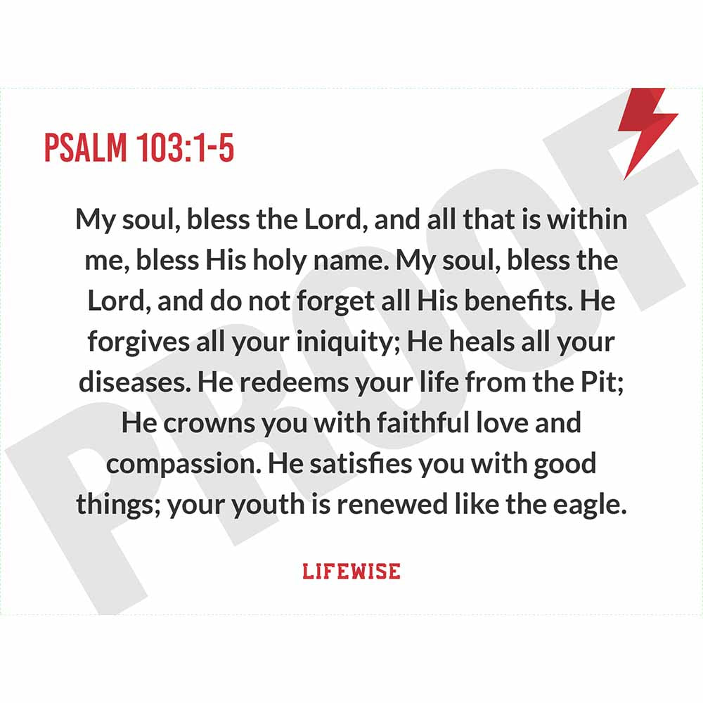 MS Key Verse Poster - MSL 052-056 (Psalm 103)