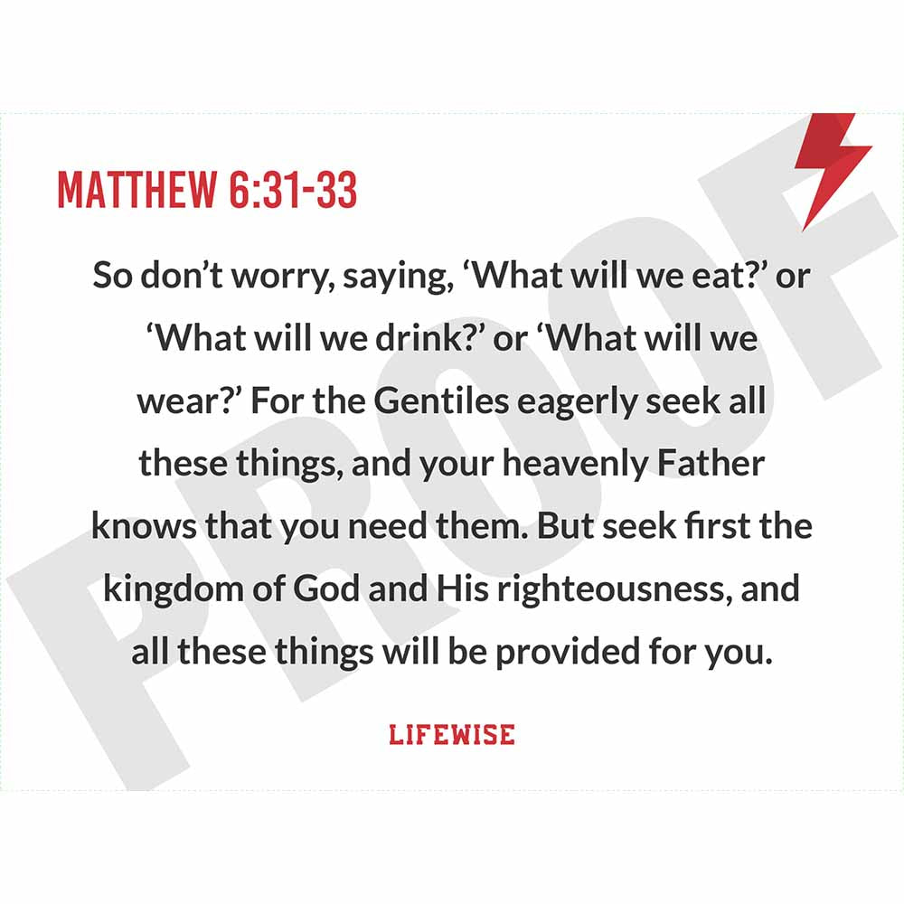 MS Key Verse Poster - MSL 057-060 (Matthew 6)