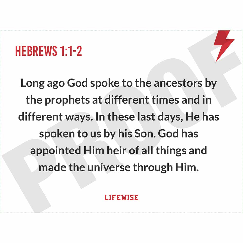 MS Key Verse Poster - MSL 065-067 (Hebrews 1)