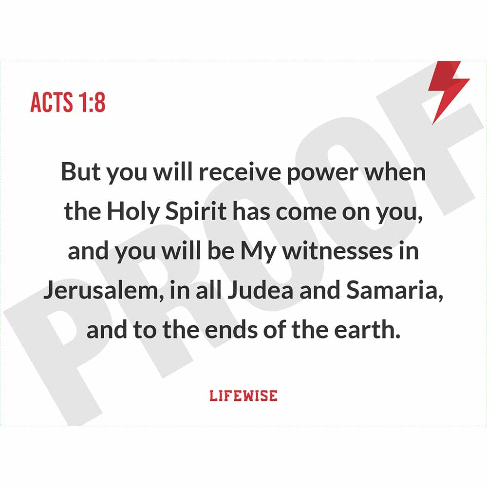 MS Key Verse Poster - MSL 078-081 (Acts 1)