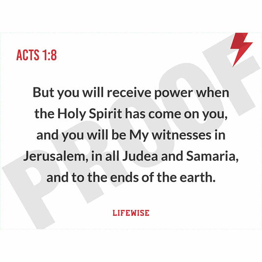 MS Key Verse Poster - MSL 078-081 (Acts 1)