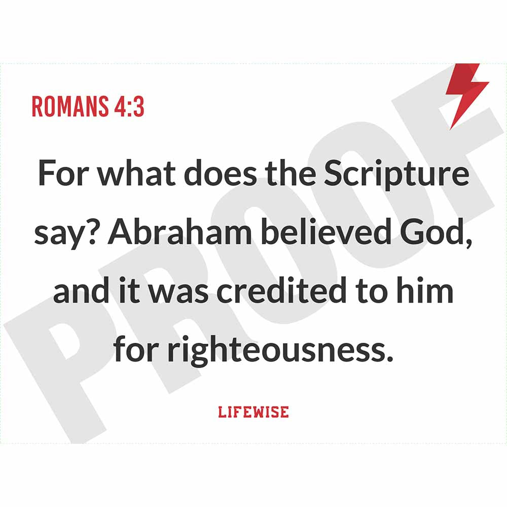 MS Key Verse Poster - MSL 007-012 (Romans 4)