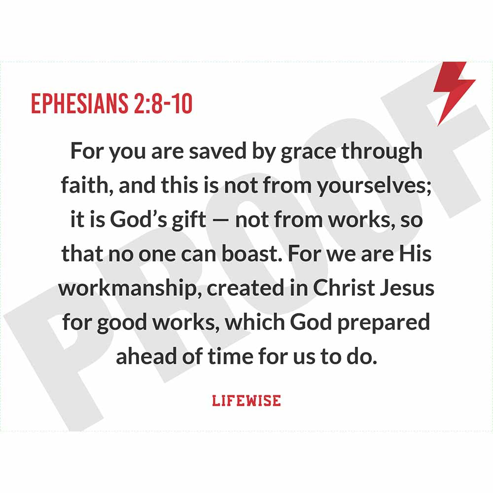 MS Key Verse Poster - MSL 082-086 (Ephesians 2)