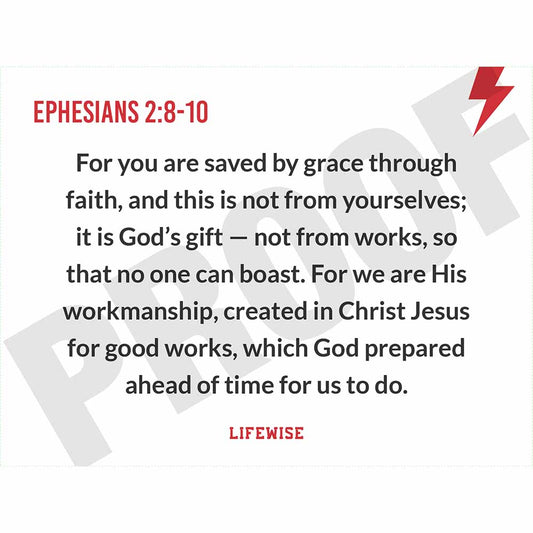 MS Key Verse Poster - MSL 082-086 (Ephesians 2)
