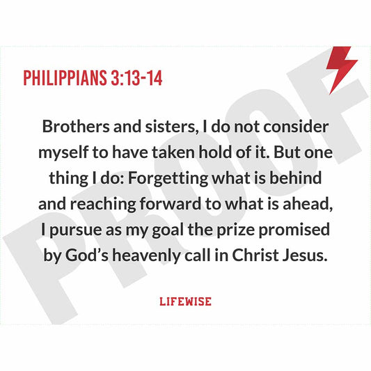 MS Key Verse Poster - MSL 090-093 (Philippians 3)