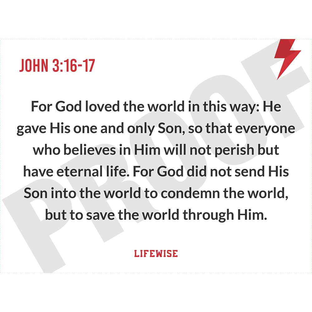 MS Key Verse Poster - SL002 Easter (John 3)