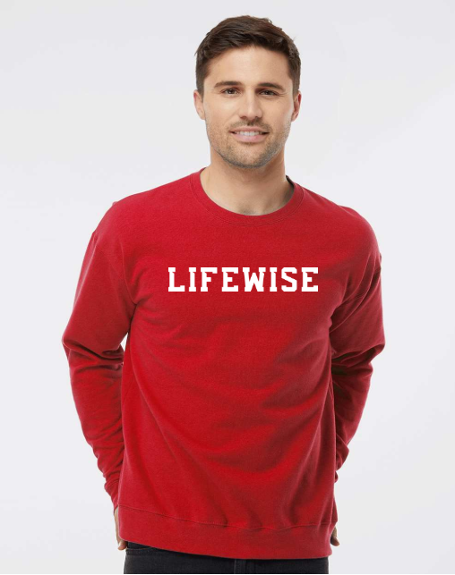 LifeWise Red Crewneck