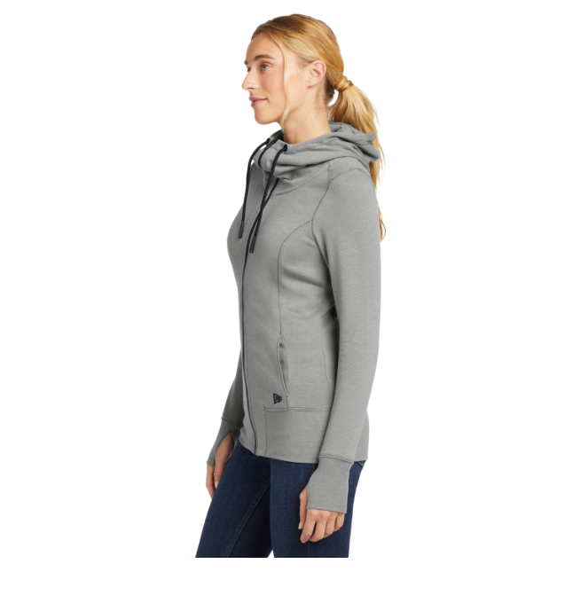 New Era Women's Tri-Blend Full-Zip Hoodie