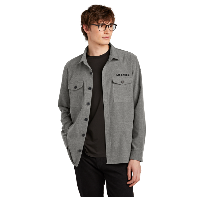 Mercer+Mettle Men's Long Sleeve Twill Overshirt
