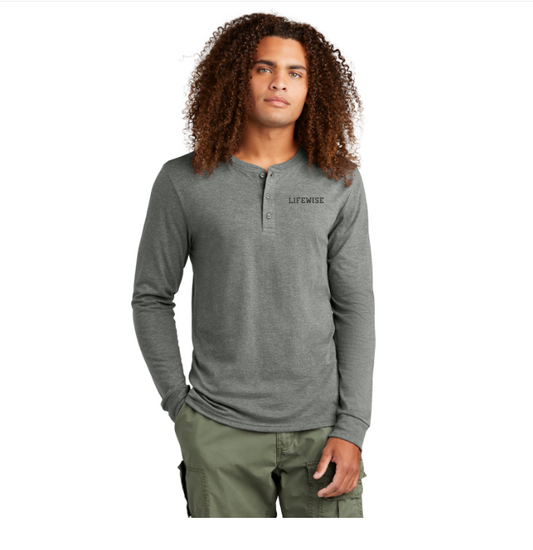 District Men's Long Sleeve Henley